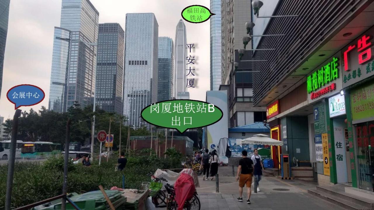 The Olive Tree Capsule Hostel Shenzhen Eksteriør billede